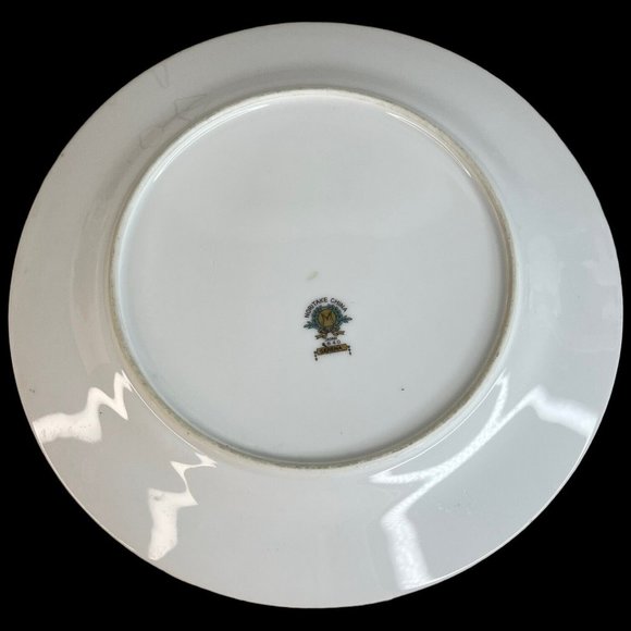 2 Vintage Noritake China Serena Dinner Plates  10” Floral 3840 Made Japan Flaw - Picture 5 of 6